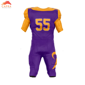 Jersey en blanco de poliéster personalizado y uniforme corto de fútbol americano listo para enviar - Product Image 5