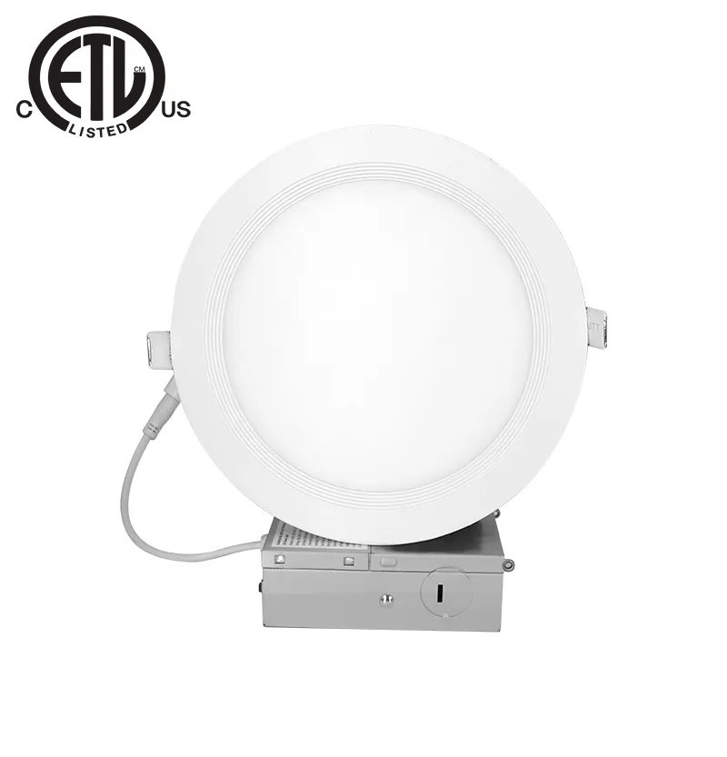 Đèn Nồi LED Mỏng Âm Tường ETL 4Inch 6 Inch 15W 5CCT Đèn Âm Trần Dự Án Giá Bán Buôn Văn Phòng Có Thể Điều Chỉnh Độ Sáng