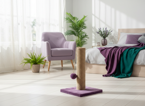 Grattoir pour chats Amistar Violet Waltz de haute qualité, adapté à toutes les races et tailles de chats. - Product Image 6