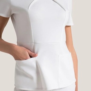 Conjunto de Enfermería de moda para mujer, conjuntos de enfermera, uniforme de hospital, fábrica de Enfermería Médica, uniforme al por mayor, uniformes de hospital de verano - Product Image 4