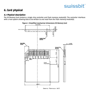 Swissbit S-52 loạt công nghiệp UHS-I giao diện SDHC/SDXC Thẻ 3D TLC lên đến 128 GB 32 GB vật liệu nhựa - Product Image 5