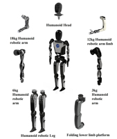 CM 3kg Carga 7DOF Robot humanoide Brazo Extremidad