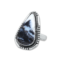 Lots de bagues en laiton massif plaqué argent avec sertissage clos et superpositions, bijoux de mode, authentiques bagues à grappe de turquoise Buffalo