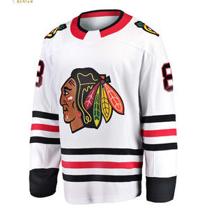 OEM ODM Venta al por mayor Sublimado Hockey Jerseys Logotipo personalizado Hockey sobre hielo Uniformes Estilo Hockey sobre hielo Jersey Fabricante - Product Image 5