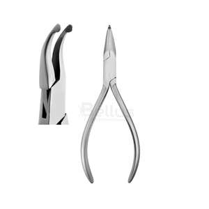 Pince à couronne orthodontique la plus vendue droite et incurvée 14cm | Instruments de chirurgie dentaire en acier inoxydable de haute précision - Product Image 3