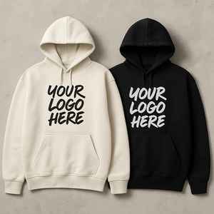 Sudadera Casual de Otoño de Felpa 100% Algodón Suave, Diseñada para una Comodidad Versátil, Ajuste Transpirable, Interior Cálido y Resistente al Viento - Product Image 1