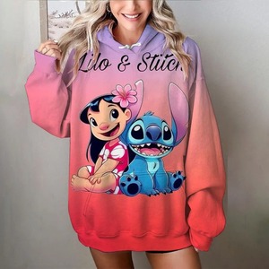 Sudadera con capucha suelta Puff para mujer 2026, ropa de calle informal de manga larga de alta calidad, talla Alls para invierno - Product Image 1