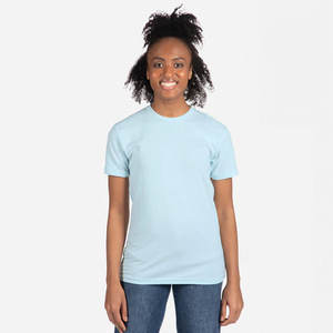 Super Combed Cotton <b>Blue</b> Round Neck Half Sleeve T-<b>Shirt</b> Classic Organic <b>Blue</b> Next Level <b>Men</b> T-<b>Shirt</b> - Product Image 3