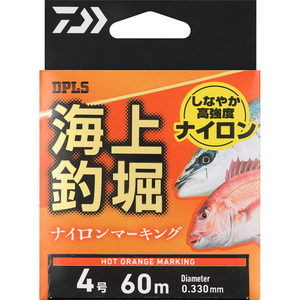 สายเอ็นตกปลาไนลอน DAIWA KAIJO Tsuribori แบบมีสัญลักษณ์ 60 ม. (เบอร์: 4/5/6/8) - Product Image 1