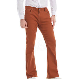 กางเกงขายาวผู้ชายคุณภาพสูง ขายดี ทรงแฟชั่น เอวกลาง ปักโลโก้ด้านหน้า ผ้าฝ้าย - Product Image 3