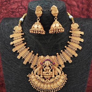 Ancy tyle OD axmi endant Ant emple eewellery ajwadi ajolish esesigner ear omen emple hhort ewelry ETS - Product Image 1