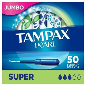 Tampons Tampax Pearl con Trenza LeakGuard, Super Absorbencia, 50 Ct - Product Image 4