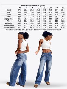 Pantalons de bureau pour femmes en jean, polyester/coton, été, écologiques, respirants, vintage, taille haute, jambe large, vente en gros, 2025 - Product Image 6