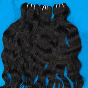 Tejido de pelo crudo indio alaigned cutícula. Extensión de pelo indio alaigned de cutícula sin procesar. Cabello Remy de un donante India - Product Image 1