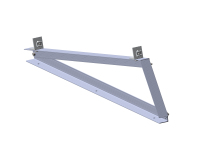 Système de montage sur toit triangulaire à angle variable pour panneaux solaires, conception gratuite, support de toit solaire à angle variable, résistance au vent 60 m/s |   Panneau d'art
