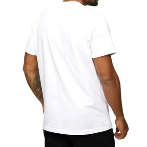 Camiseta de Alta Calidad 100% Algodón, Informal, Estampada, de Manga Corta, Estilo Urbano, Antiarrugas, Personalizable, Lisa, Diseño Básico - Product Image 2