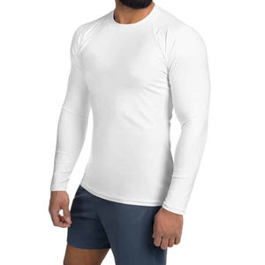 Best Quality Plain <b>Long</b> Sleeve Rush Guard <b>for</b> <b>Men</b> Breathable Rash Guard Stylish Rash Guard High Performance Rash Guard - Product Image 5