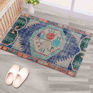 Minimal Pattern Printed Rug, Faded Boho Persian Turkish 3D Pattern <b>Runner</b> Machine <b>Washable</b>,With Pile Soft Rug - Product Image 3