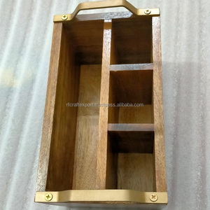 เครื่องใช้บนโต๊ะอาหารแบบคลาสสิกทำจากไม้มะม่วงที่เก็บของสำหรับโต๊ะรับประทานอาหารทำด้วยมือ - Product Image 6