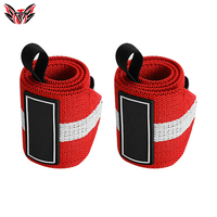 Poignets de boxe élastiques unisexes de haute qualité en néoprène Logo personnalisé bas prix de gros pour l'entraînement physique