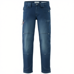 Pantalones de Trabajo de Mezclilla TERRAX Talla 52, Jeans Cómodos para Hombre, Camisetas Polo Promocionales - Product Image 2