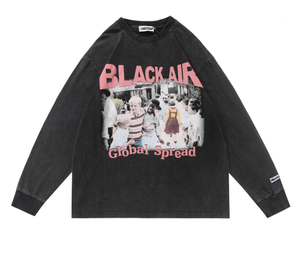 เสื้อสเวตเตอร์คอกลมแขนยาวปักลายสำหรับผู้ชายเสื้อสเวตเตอร์ระบายอากาศได้ดีมีสไตล์ไม่เหมือนใคร - Product Image 6