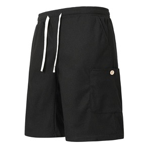 Pantalones cortos de malla para hombre, novedad, 100% algodón, patrón sólido, Hip Hop, versátil hasta la rodilla, tendencia urbana para primavera y verano, ropa informal - Product Image 3