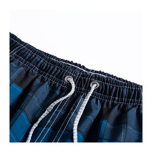 Short de surf OEM pour hommes Short de plage à cordon de serrage de haute qualité Pantalon court de surf de sport de poche décontracté Long maillot de bain personnalisé - Product Image 4