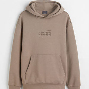 Personalizado 100% poliéster/algodón lavado ácido para hombre Sudadera con capucha pulóver Estilo Vintage de gran tamaño con capucha polar bordado abrigo de invierno con cuentas - Product Image 1