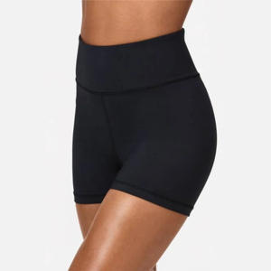 Respirant Taille haute Tissu fonctionnel 75% polyester, 25% élasthanne Unity Noir Alma Hot pants Respirant - Product Image 3