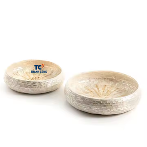Top Selling Luxury <b>Chocolate</b> Bowl In Mother Of Pearl Inlaid Round <b>Seashell</b> Bowls For <b>Chocolate</b> Serving Made From Vietnam - Product Image 1