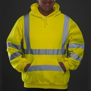 Chaquetas DE SEGURIDAD reflectantes con capucha de trabajador de invierno de alta visibilidad personalizadas para hombres ropa de trabajo de construcción - Product Image 2