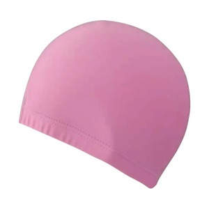 Gorros de Natación para Hombres, Mujeres y Niños, Elásticos, de Nailon, Color Puro, Protección para los Oídos, para Cabello Largo, Gorros de Baño Ultrafinos - Product Image 5
