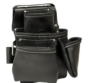 Sacs à outils en cuir de haute qualité fabriqués au Pakistan, prix de gros, utilisation en extérieur, sacs à outils en cuir en service OEM - Product Image 2