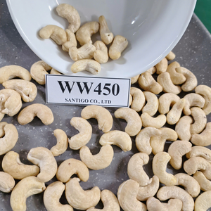 OEM, ODM embalaje SANTIGO Noix De Caju Kaju W450 anacardos WW450 exportados a Oriente Medio, UE - Product Image 1