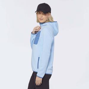 Chaqueta con capucha y cremallera completa suave y acogedora para mujer para ropa de invierno, sudaderas con capucha de manga larga de estilo informal para mujer al por mayor - Product Image 3