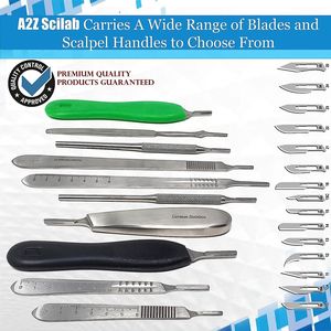 Mango de bisturí de acero inoxidable quirúrgico al por mayor 12,5 CM para BP Scalping cuchillas quirúrgicas no activas de varios colores - Product Image 4