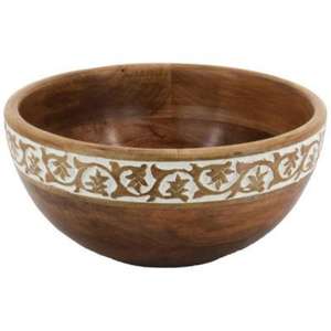 Tazón para Ensalada de Madera de Acacia Pulida Estilo Rústico, Vajilla Hecha a Mano, Ecológica, Personalizable, para Servir en Fiestas, Decoración - Product Image 6