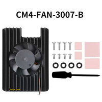 Özel standart anodize ekstrüzyon alüminyum ısı emici ahududu Pi CM4 hesaplama modülü soğutucu