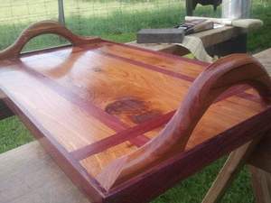 Rassemblements Plateau de service en bois d'acacia rond personnalisable pour la cuisine, la maison ou l'hôtel Vaisselle de style classique pour la fête ou la nourriture - Product Image 3