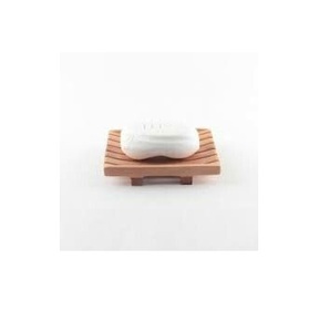 Jabonera de madera de acacia de 2 piezas de la mejor calidad Bandeja de jabonera de madera seca cuadrada natural a precio mayorista para juegos de baño - Product Image 2
