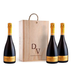 Cava Brut Reserva Especial caso di legno per le celebrazioni di festa - Product Image 1
