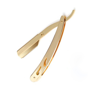 Rasoir personnalisé de barbier à bords droits, couleur or rose, rasage en douceur, rasoir manuel pliable pour hommes avec emballage personnalisé - Product Image 3