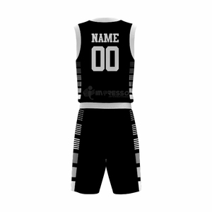 Ensemble d'uniformes de basketball sans manches grande taille de qualité supérieure, 100 % polyester, séchage rapide, tissu doux et durable, logo personnalisé, nouveau, sublimé - Product Image 3