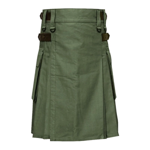 16 Oz Acrylic Cargo Pockets Custom Size Uniform Tartan <b>Utility</b> <b>Kilt</b> Hybrid <b>Kilt</b> - Multiple Tartans Available Pipe Band Uniform - Product Image 6