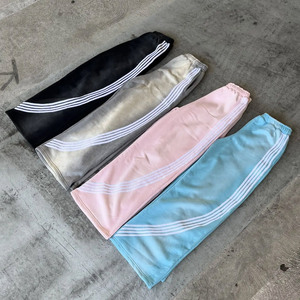 Pantalones de chándal recto de punto a rayas curvas 100% algodón pierna recta suelta estilo a rayas Jogger holgado de INCREÍBLES INDUSTRIAS - Product Image 6