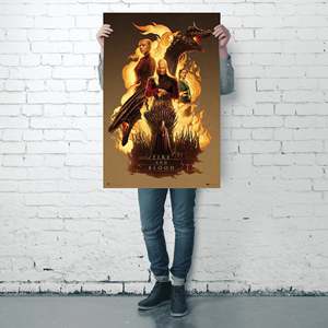 Póster de Pared de la Serie House of the Dragon con Temática de Fuego y Sangre - Product Image 3