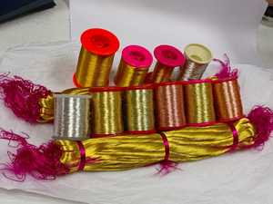 Fil métallique plaqué or véritable fil de haute qualité avec finition dorée luxueuse - Product Image 2