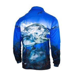 High Quality UPF 50 Fishing <b>Shirts</b> Customize Sublimation Plus Size Polo Fishing Jersey Polyester <b>Long</b> <b>Sleeve</b> Fishing Polo <b>Shirt</b> - Product Image 2