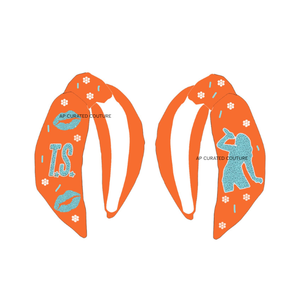 Bandeau perlé à la mode Swiftie Designer pour femmes multicolore noué à la main perlé et bijoux accessoires de cheveux pour les vacances - Product Image 4